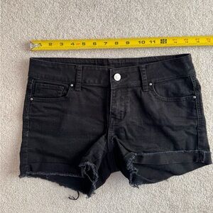 dELiA*s Black Jean Shorts